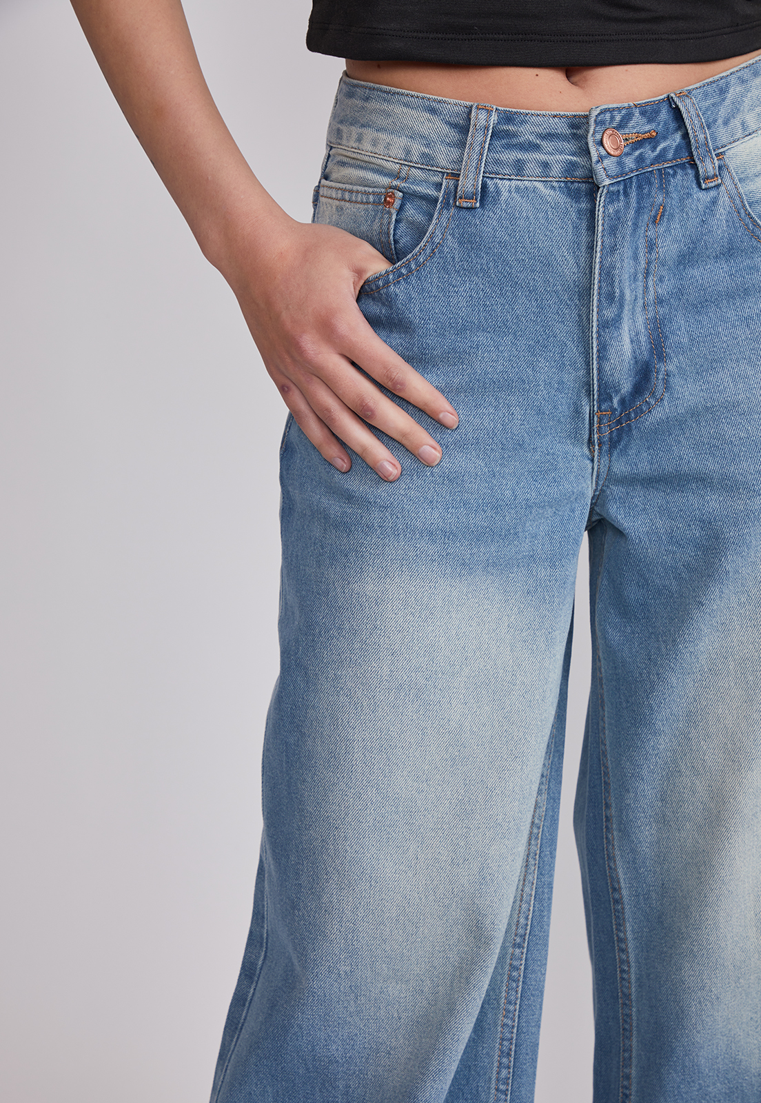 Jeans Mujer Wide Leg Extra Celeste Sioux 4