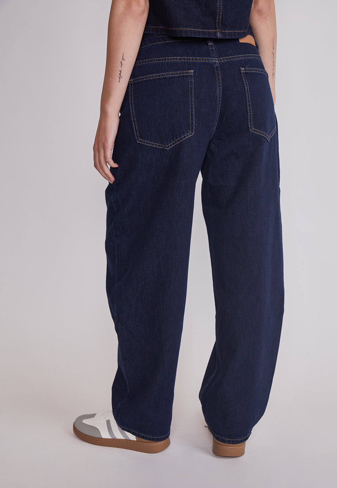 Jeans Mujer Baloon Lazo Azul Sioux 4