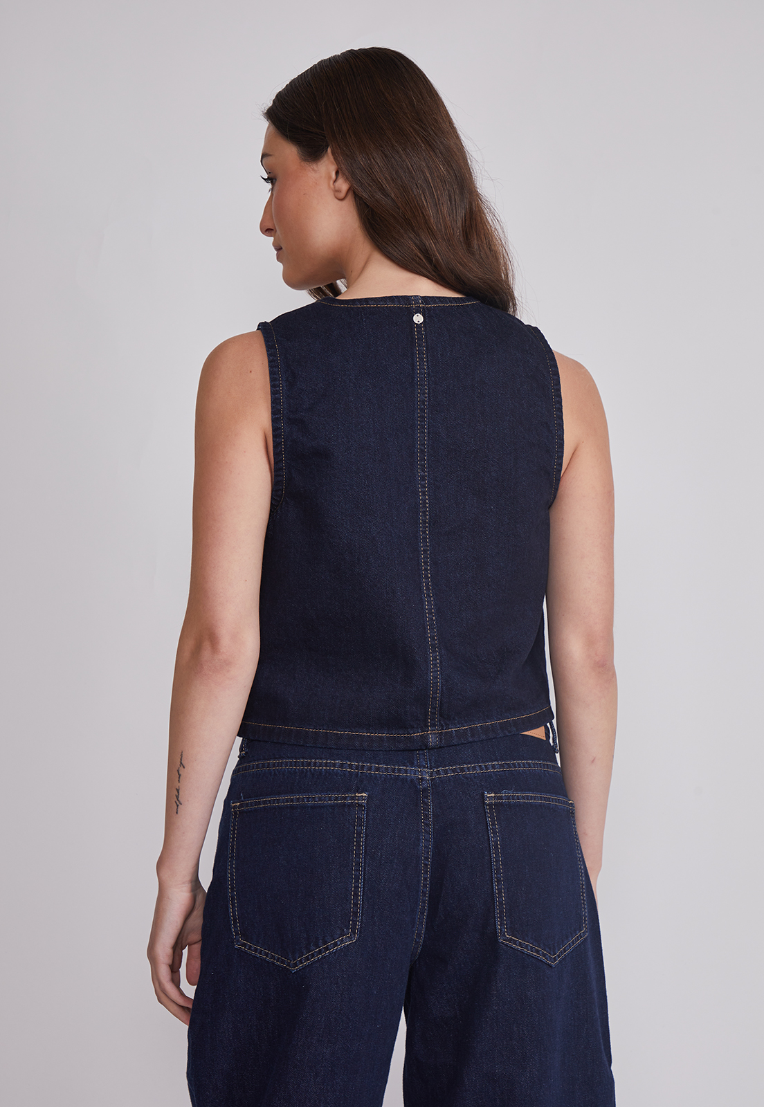 Chaqueta Mujer Raw Denim Azul Sioux 2