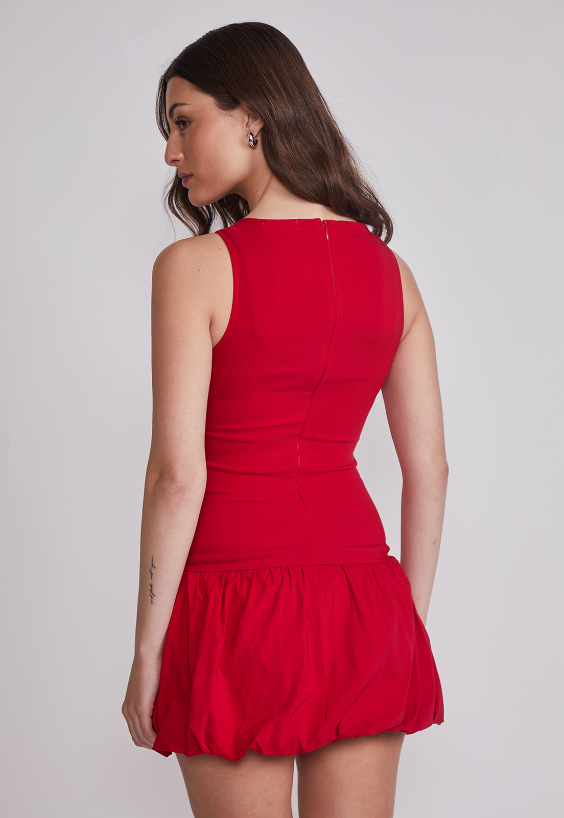 Vestido Mujer Ajustado Globo Rojo Sioux 4