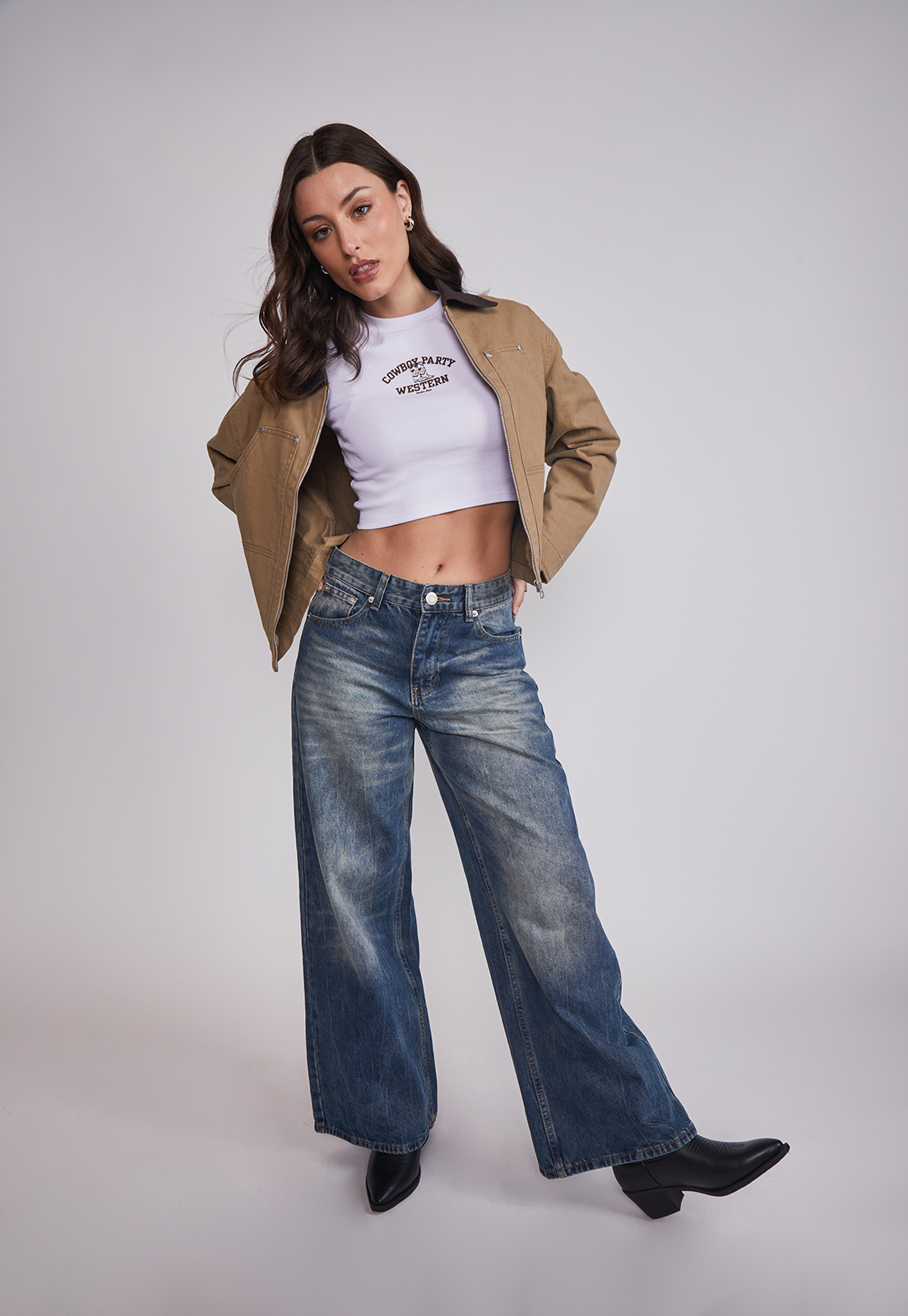 Jeans Mujer Extra Wide Leg Lavado Azul Sioux 2