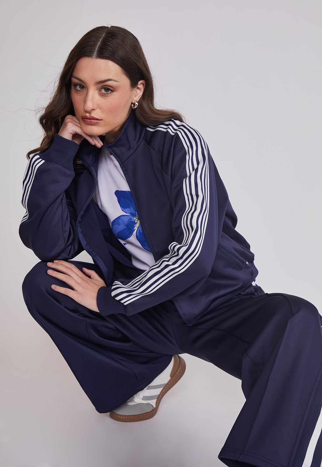 Polerón Mujer Retro Bandas Azul Sioux 3