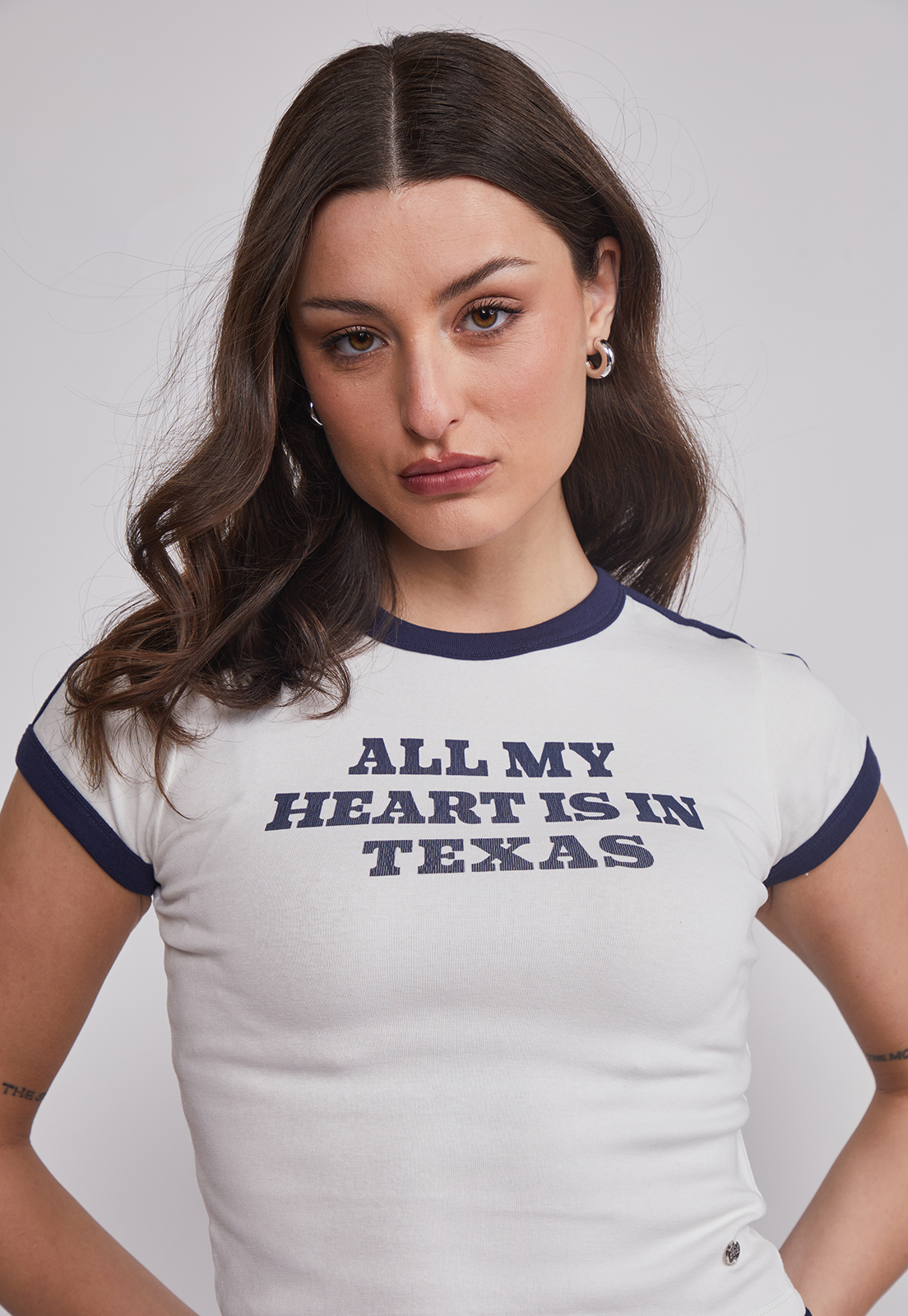 Polera Mujer Texas Blanco Sioux 5