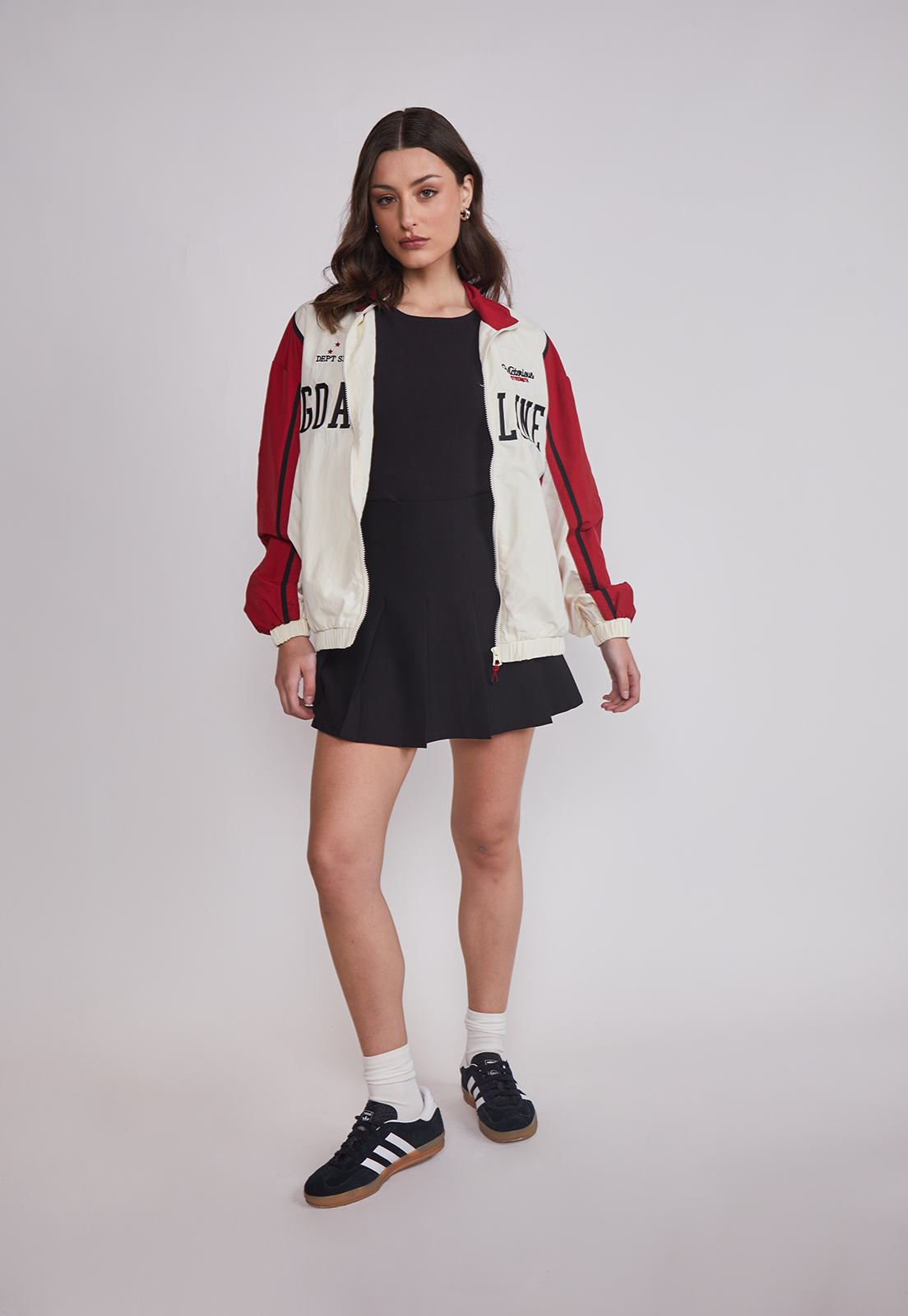 Chaqueta Mujer Cierre Deportivo Negro Sioux 3