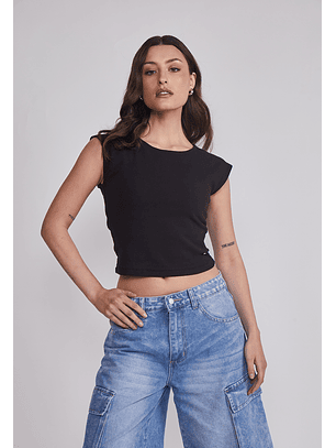 Polera Mujer Colores Negro Sioux