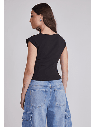 Polera Mujer Colores Negro Sioux