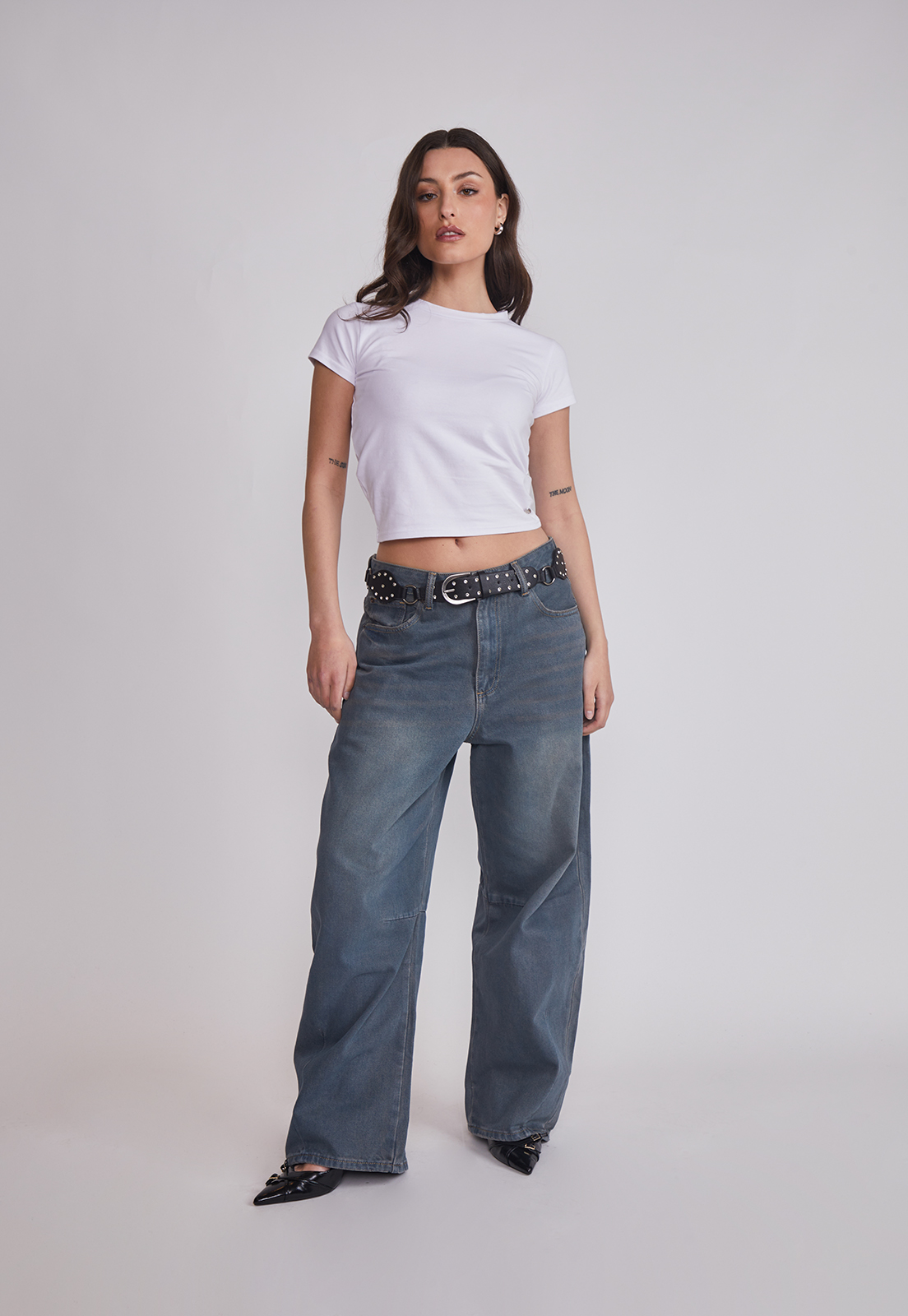 Polera Mujer Basic Lisa Blanco Sioux 3