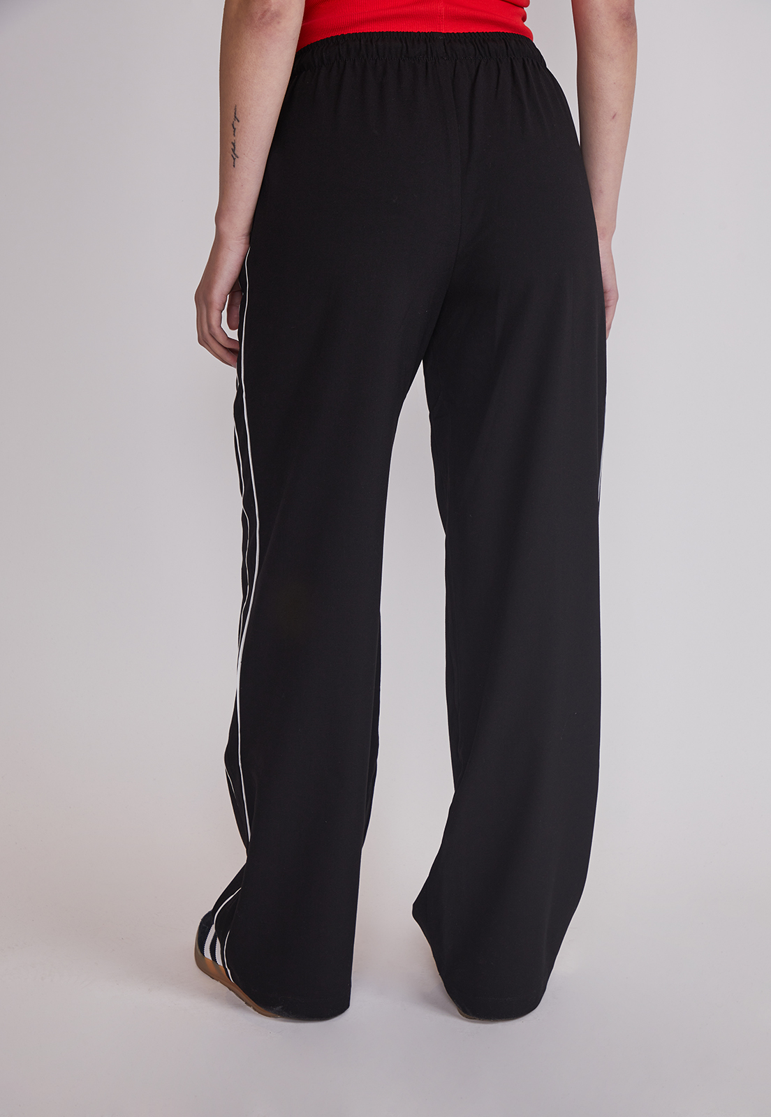 Pantalón Mujer Banda Lateral Negro Sioux 4