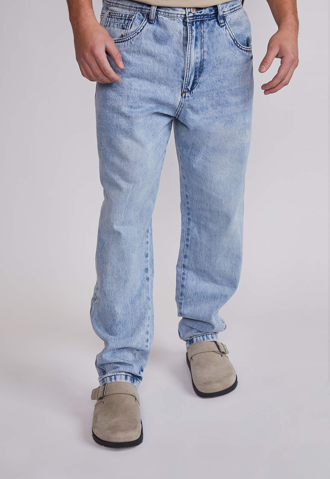 Jeans Hombre Carrot Fit Azul Sioux 1