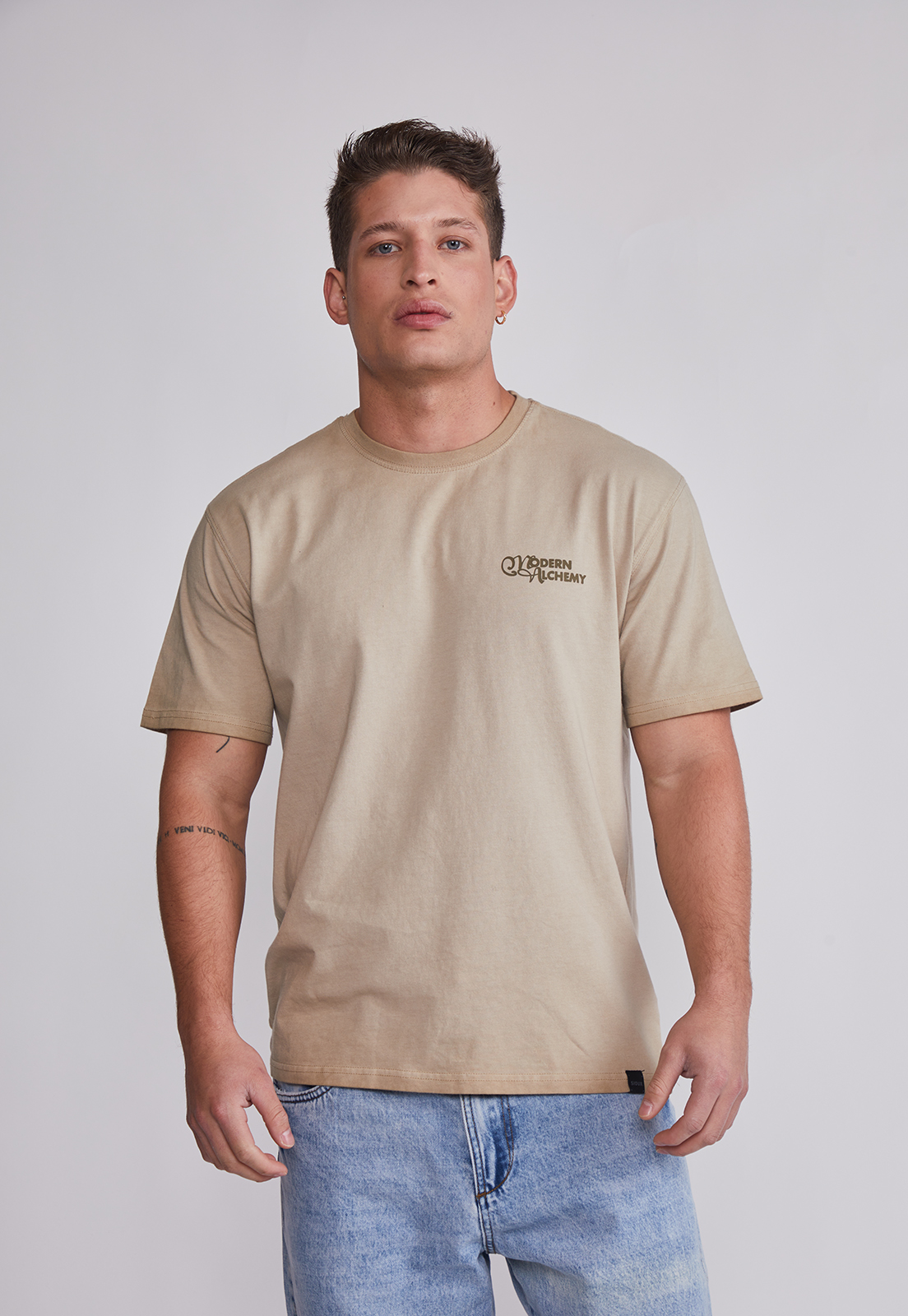Polera Hombre Mano Beige Sioux 1
