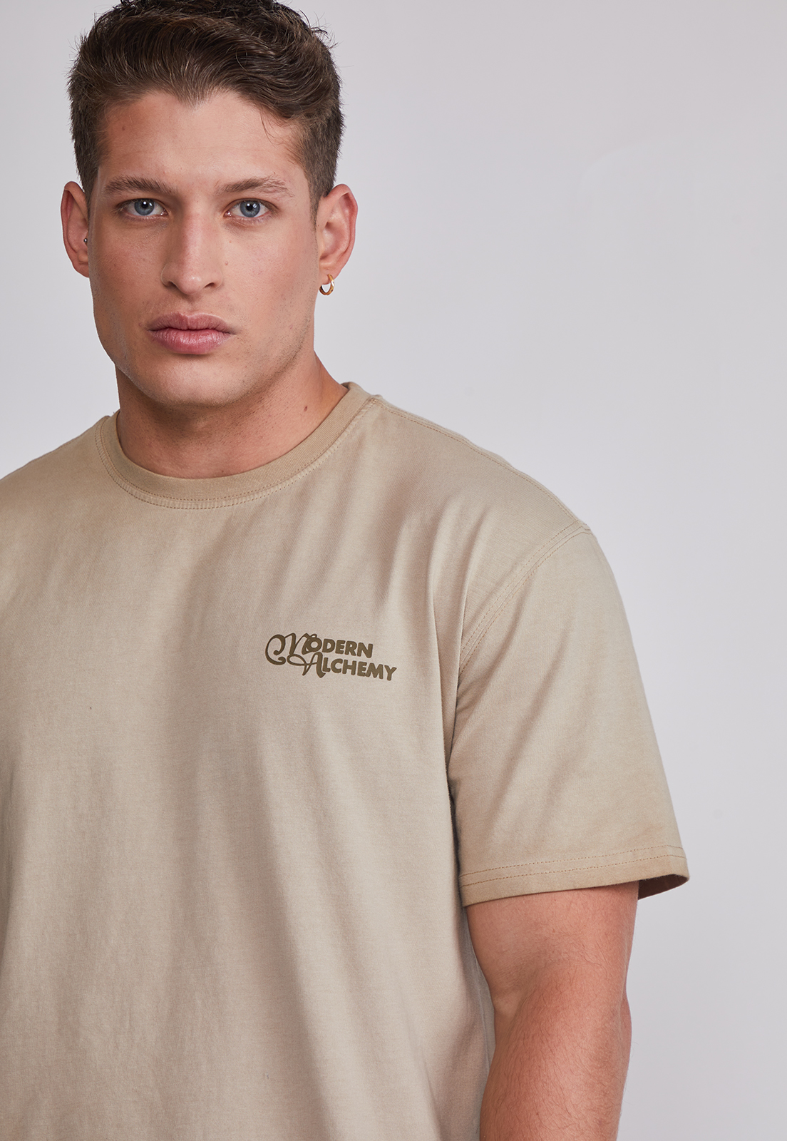 Polera Hombre Mano Beige Sioux 4