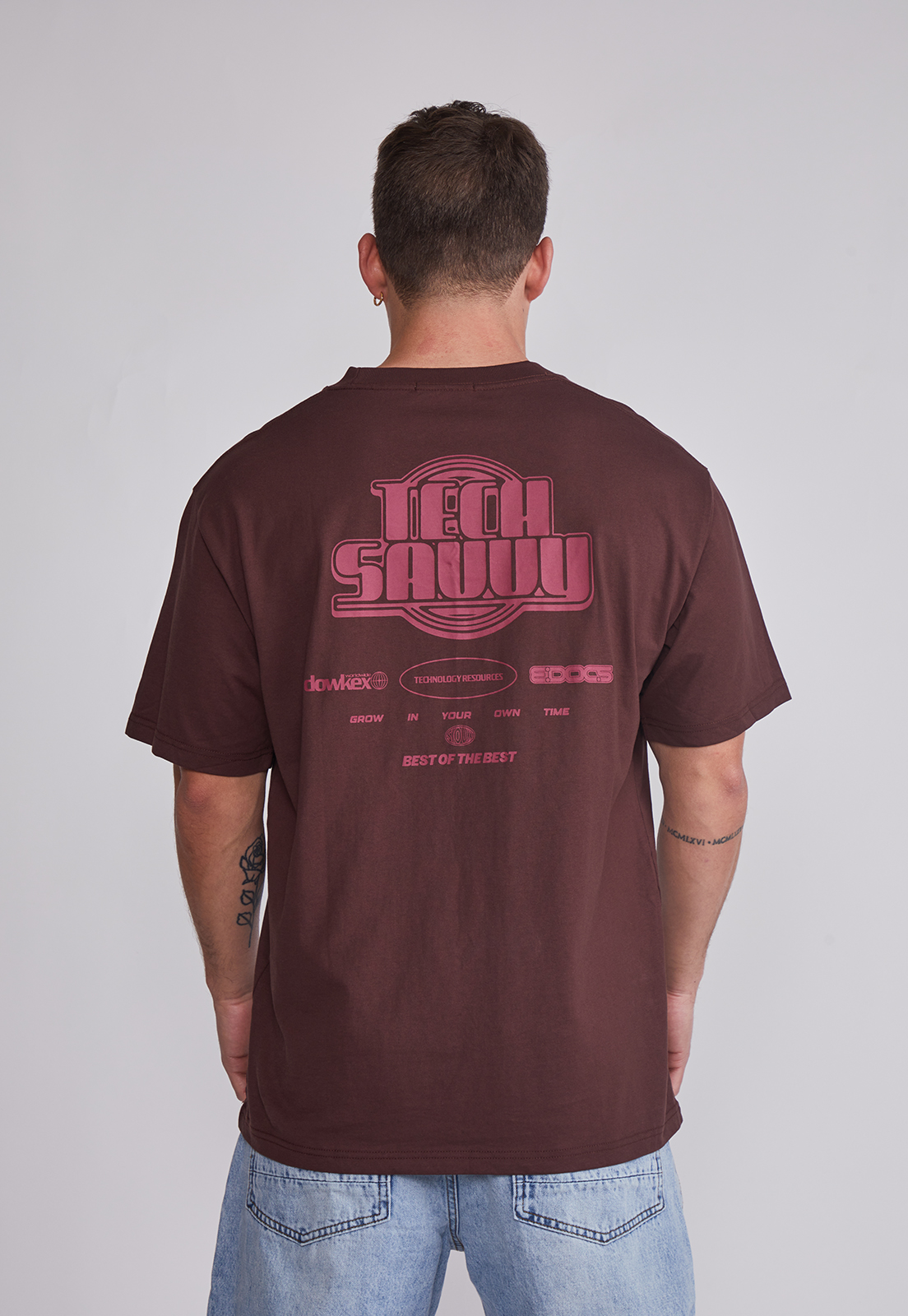 Polera Hombre Cara Burdeo Sioux 2