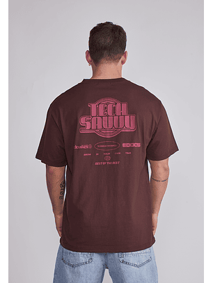 Polera Hombre Cara Burdeo Sioux