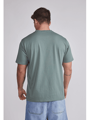 Polera Hombre Basic Verde Sioux