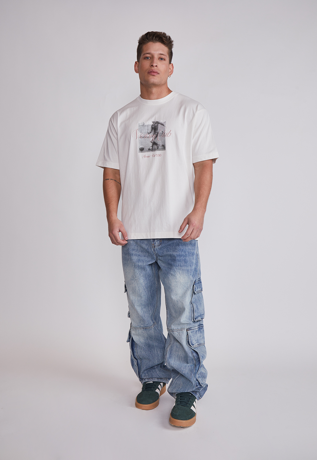 Jeans Hombre Multicargo Proceso Celeste Sioux 4