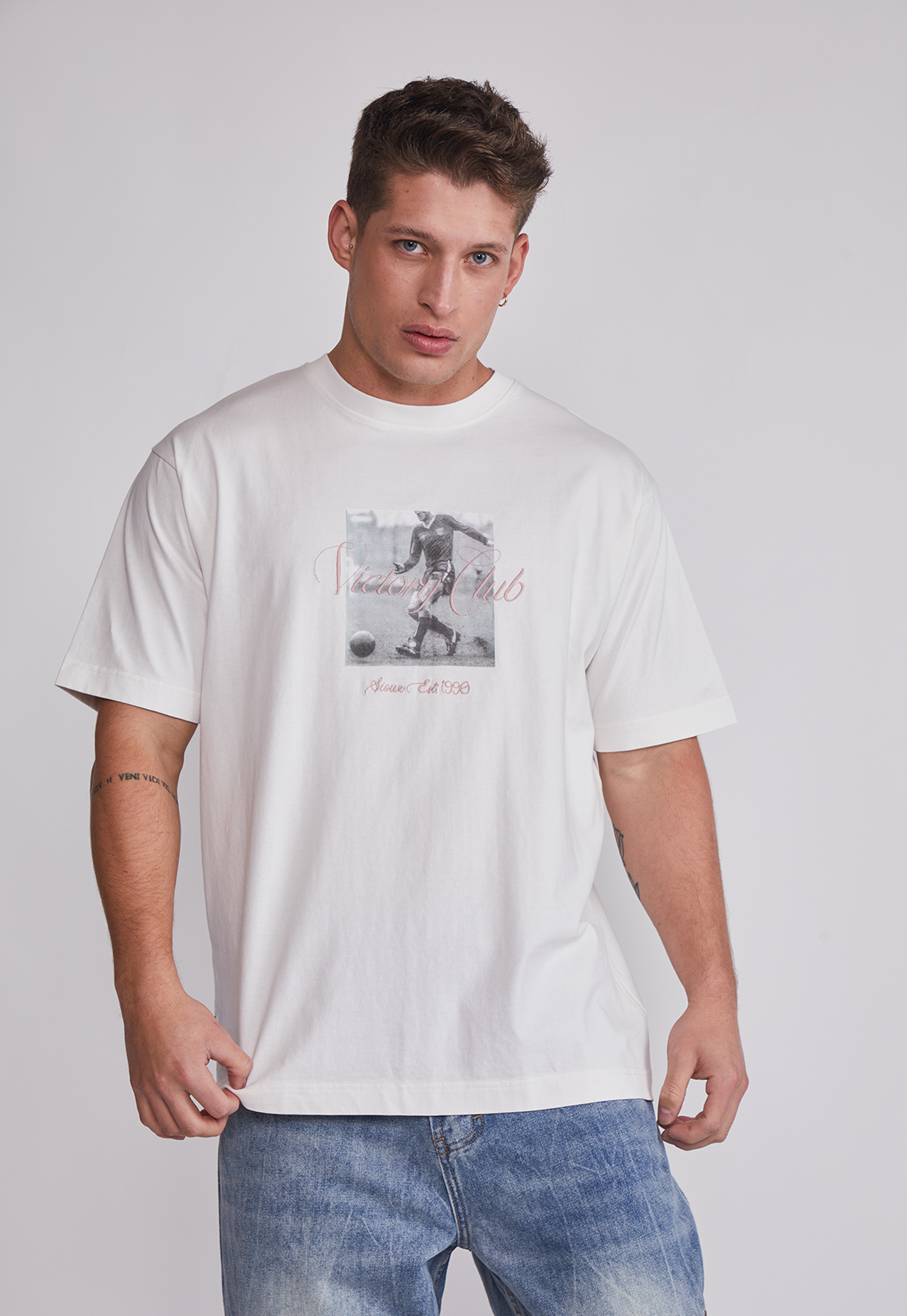 Polera Hombre futbol Crudo Sioux 1