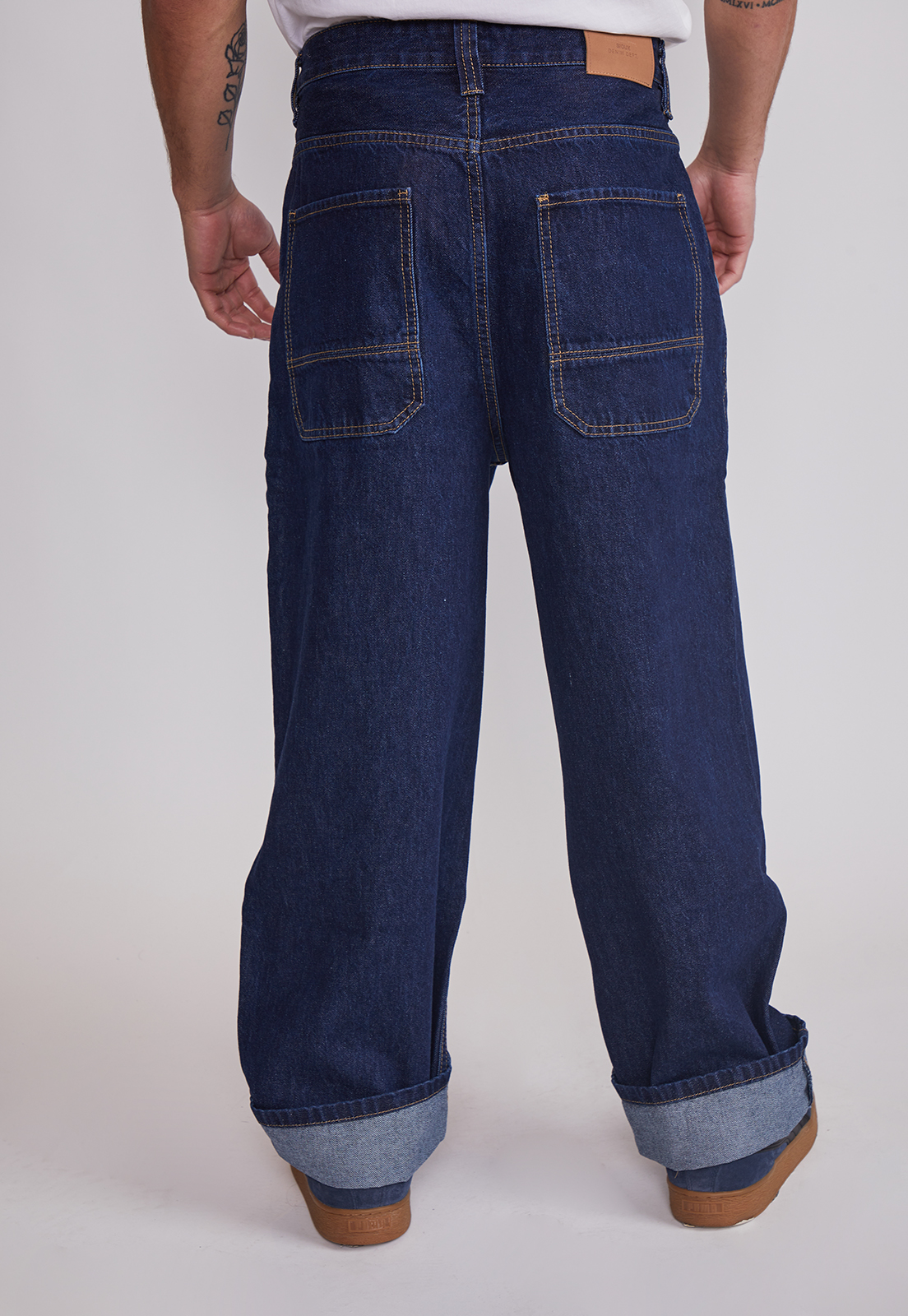 Jeans Hombre Skate Fit Azul Sioux 3