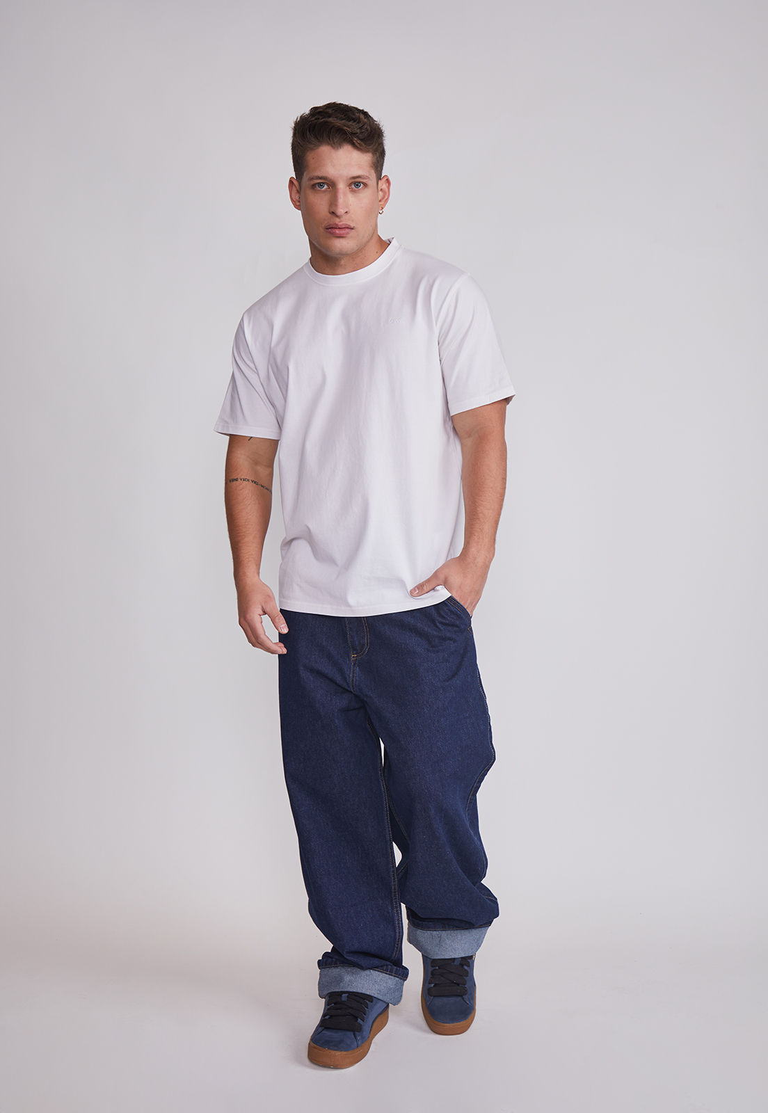 Jeans Hombre Skate Fit Azul Sioux 4