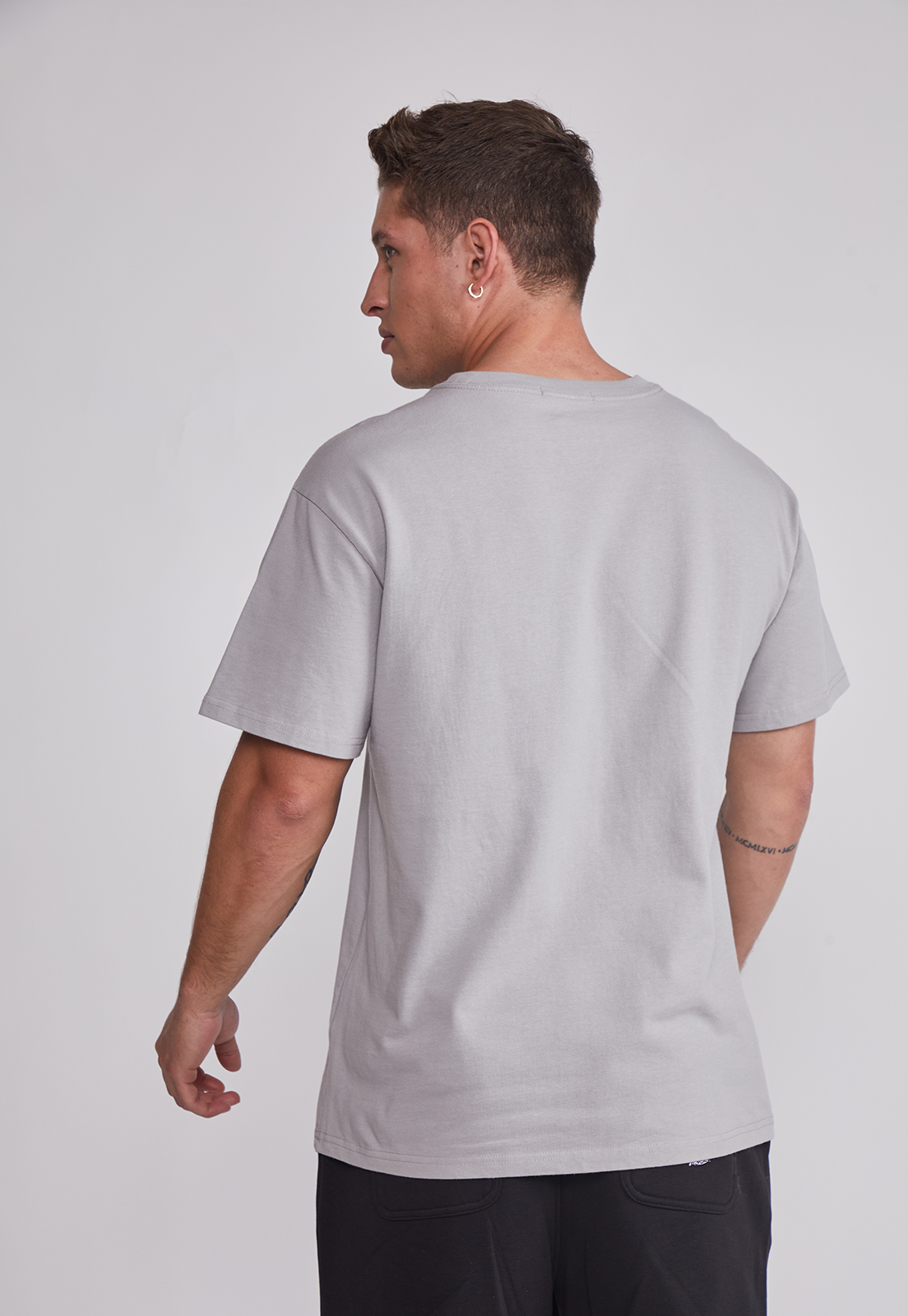 Polera Hombre Death 3D Gris Sioux 2