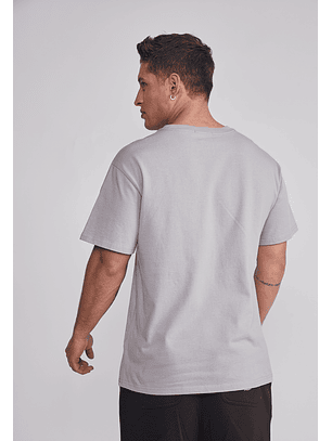 Polera Hombre Death 3D Gris Sioux