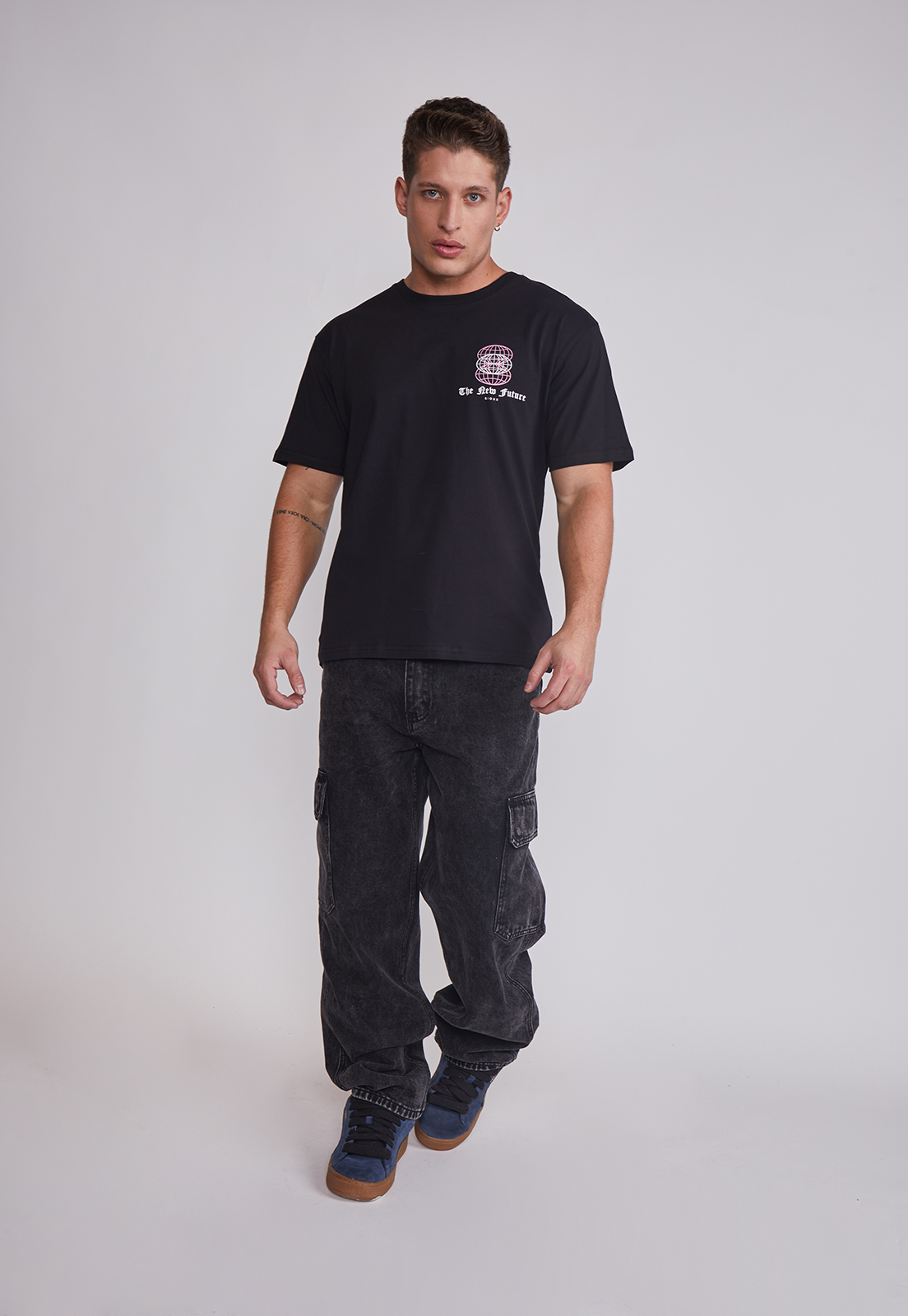 Polera Hombre Future Negro Sioux 3