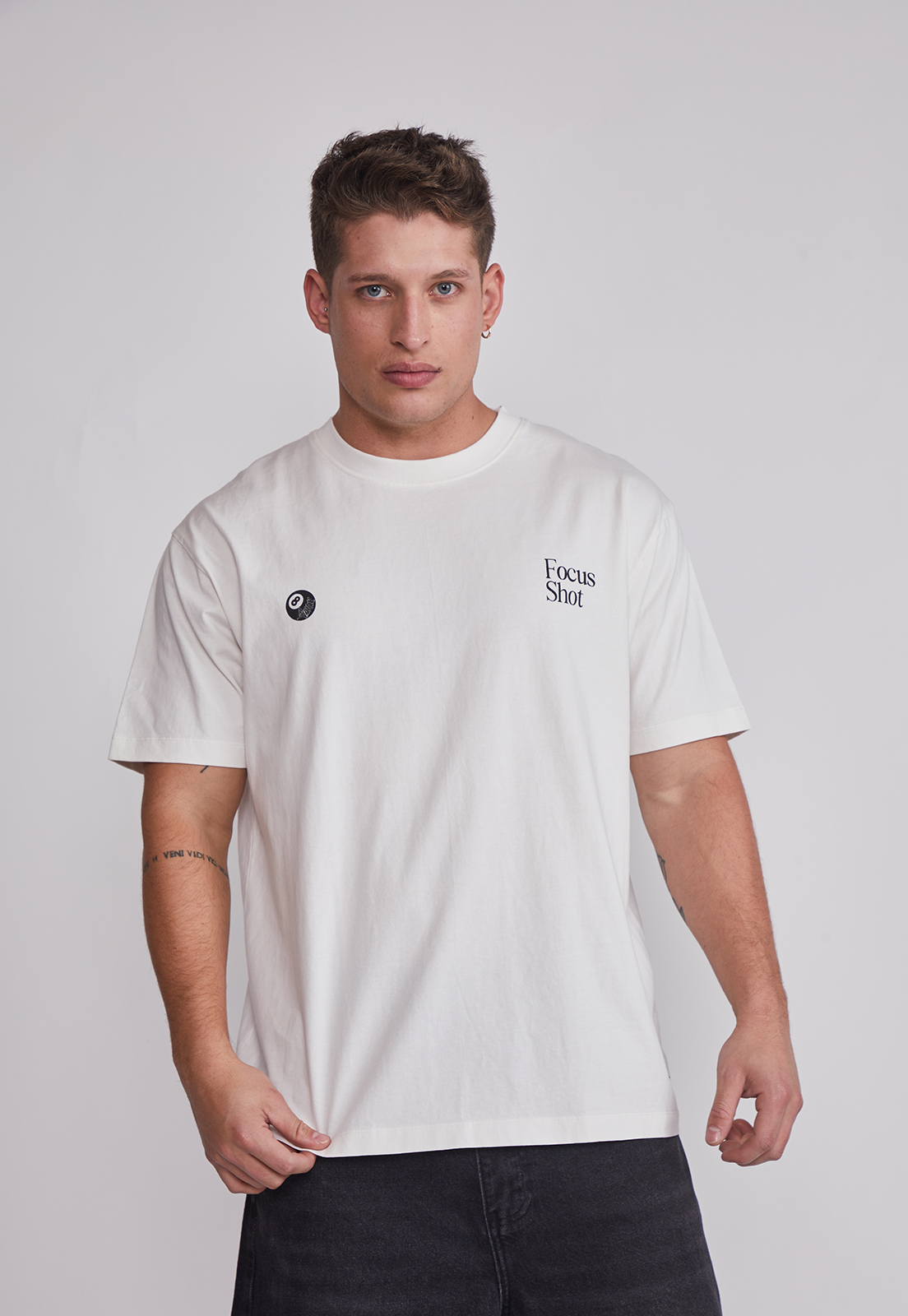 Polera Hombre Pool Relaxed Crudo Sioux 1