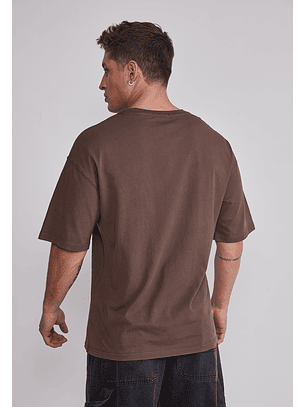 Polera Hombre Lavada Wals Café Sioux