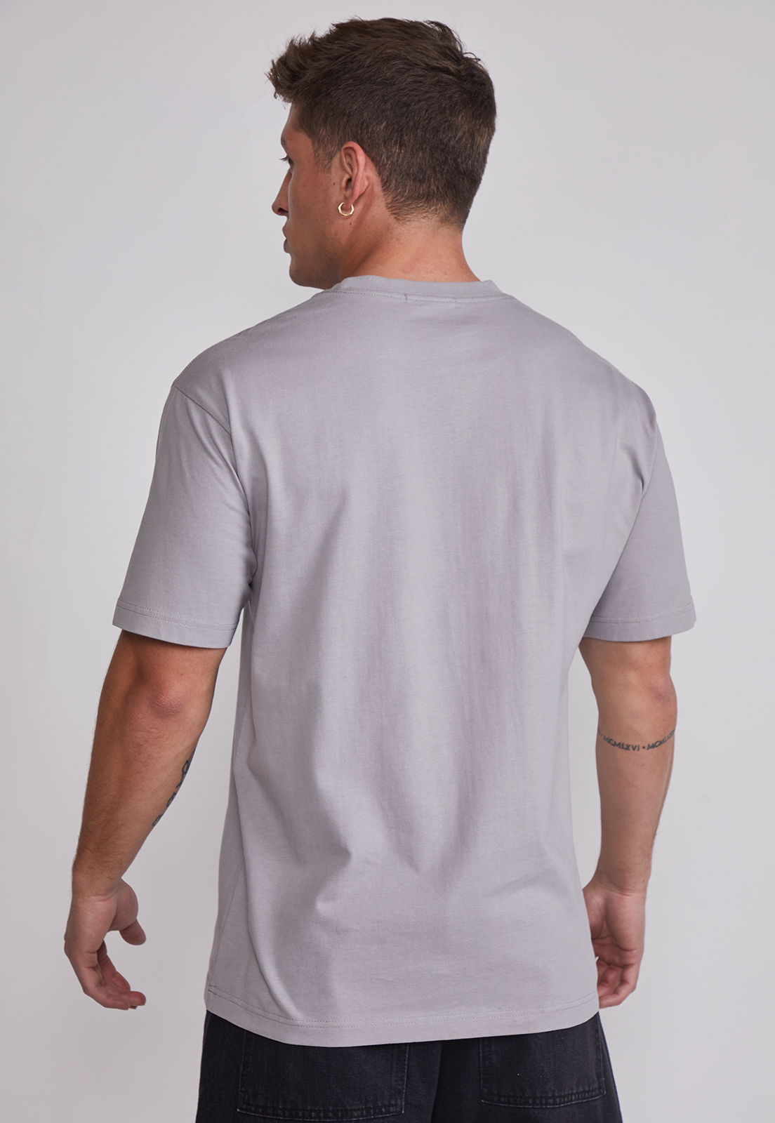 Polera Hombre Print Death Gris Sioux 2