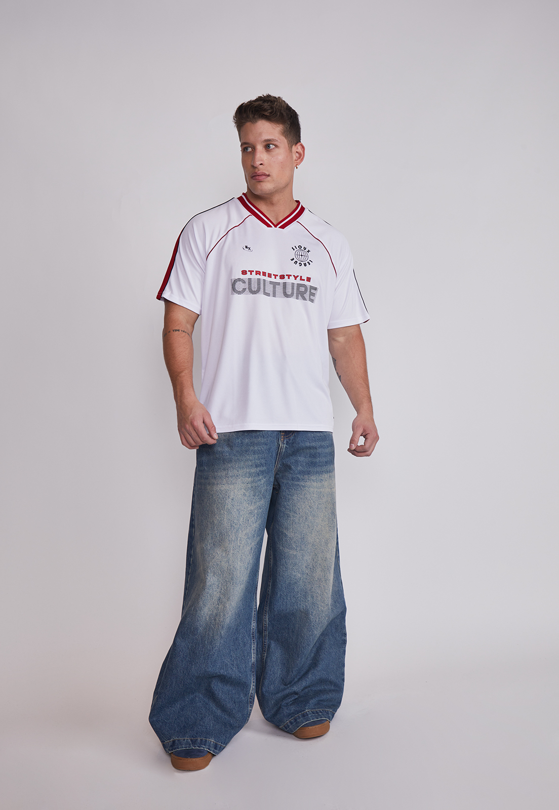 Jeans Hombre Mega Baggy Celeste Sioux 5