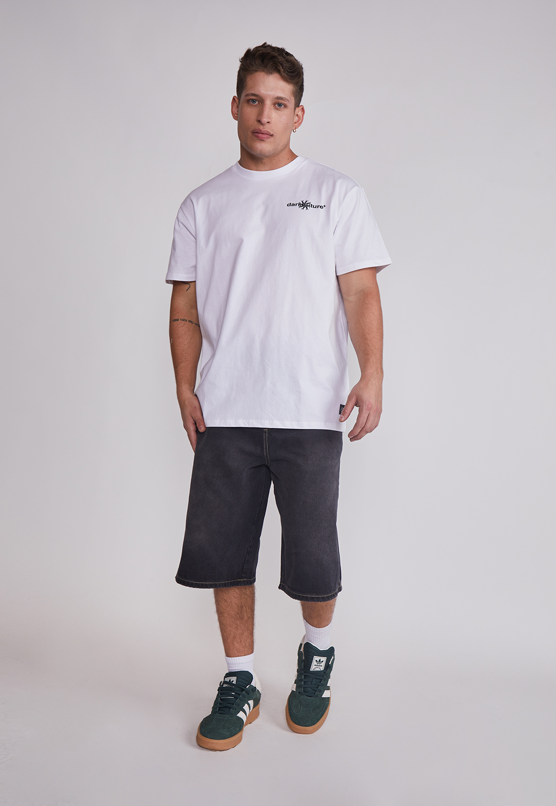 Bermuda Hombre Skate Negro Sioux 5