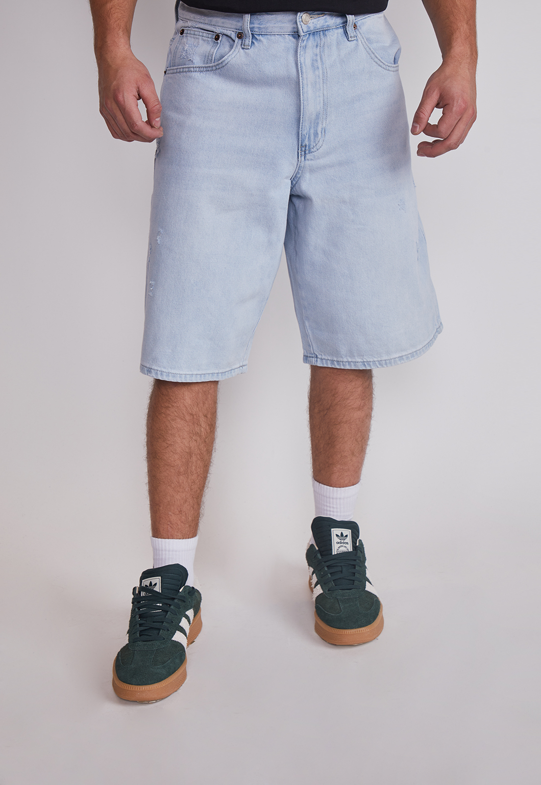 Bermuda Hombre Baggy Light Celeste Sioux 1