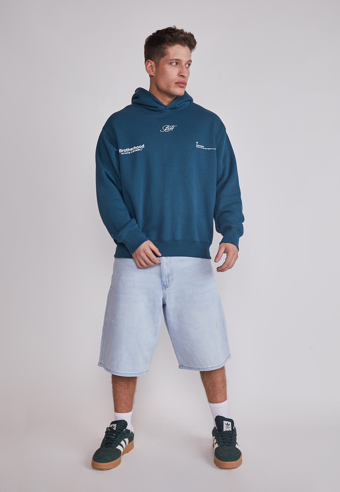 Polerón Hombre Bordado Petróleo Sioux 5