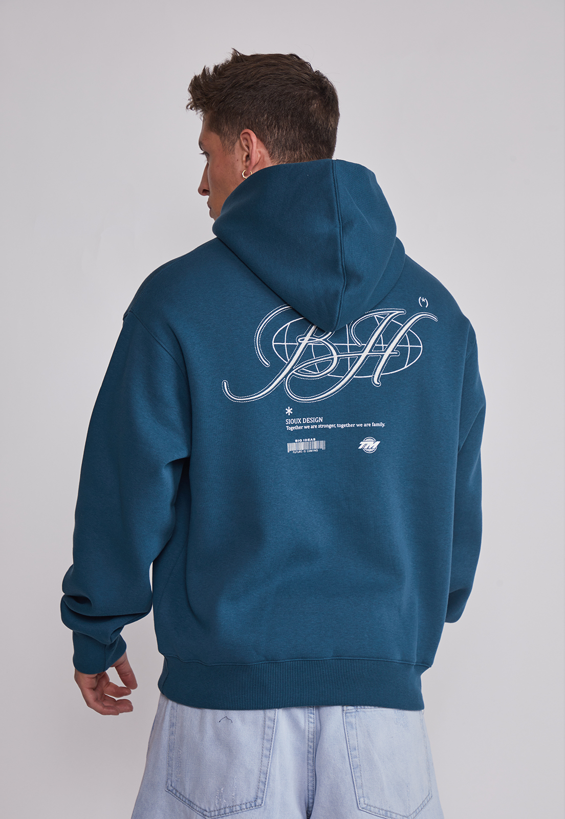 Polerón Hombre Bordado Petróleo Sioux 4