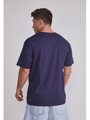 Polera Hombre Frases Azul Sioux