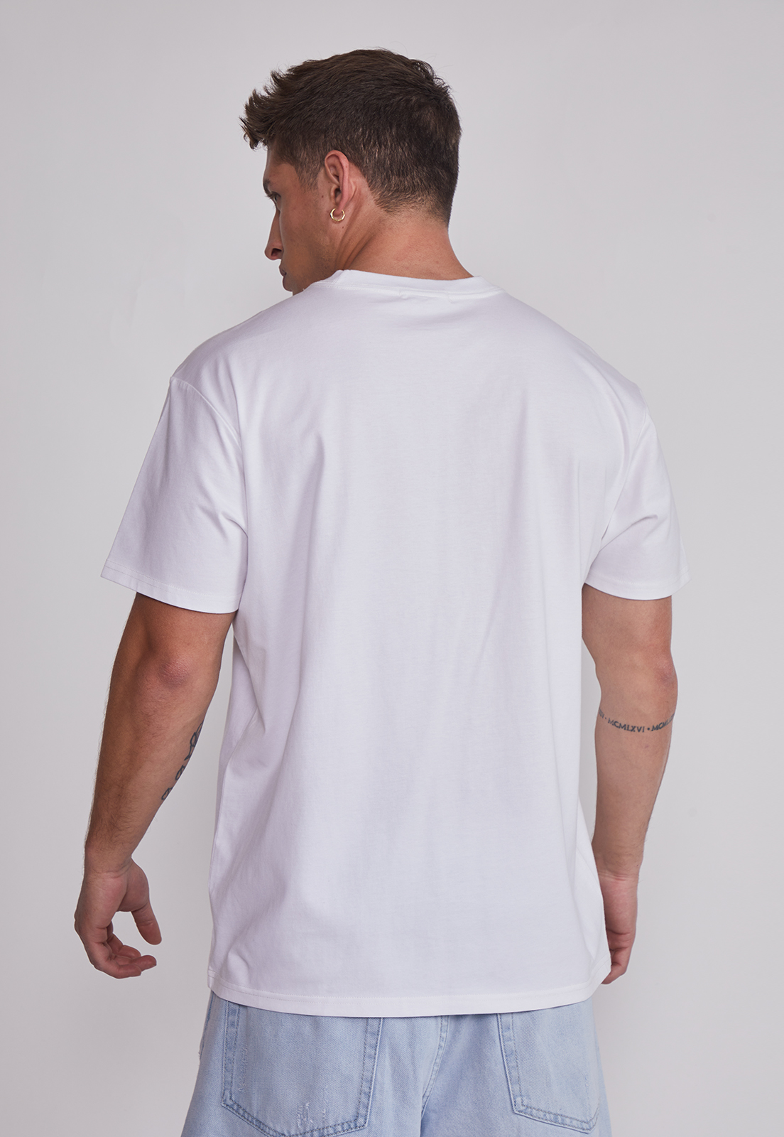 Polera Hombre Lata Death Blanco Sioux 2