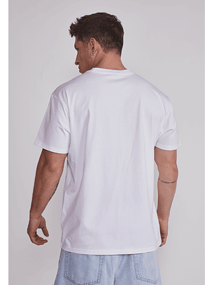 Polera Hombre Lata Death Blanco Sioux