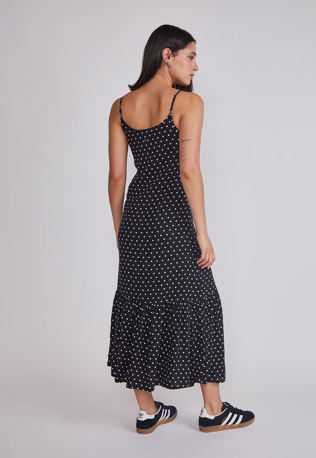 Vestido Mujer Largo Pabilo Negro Sioux 4