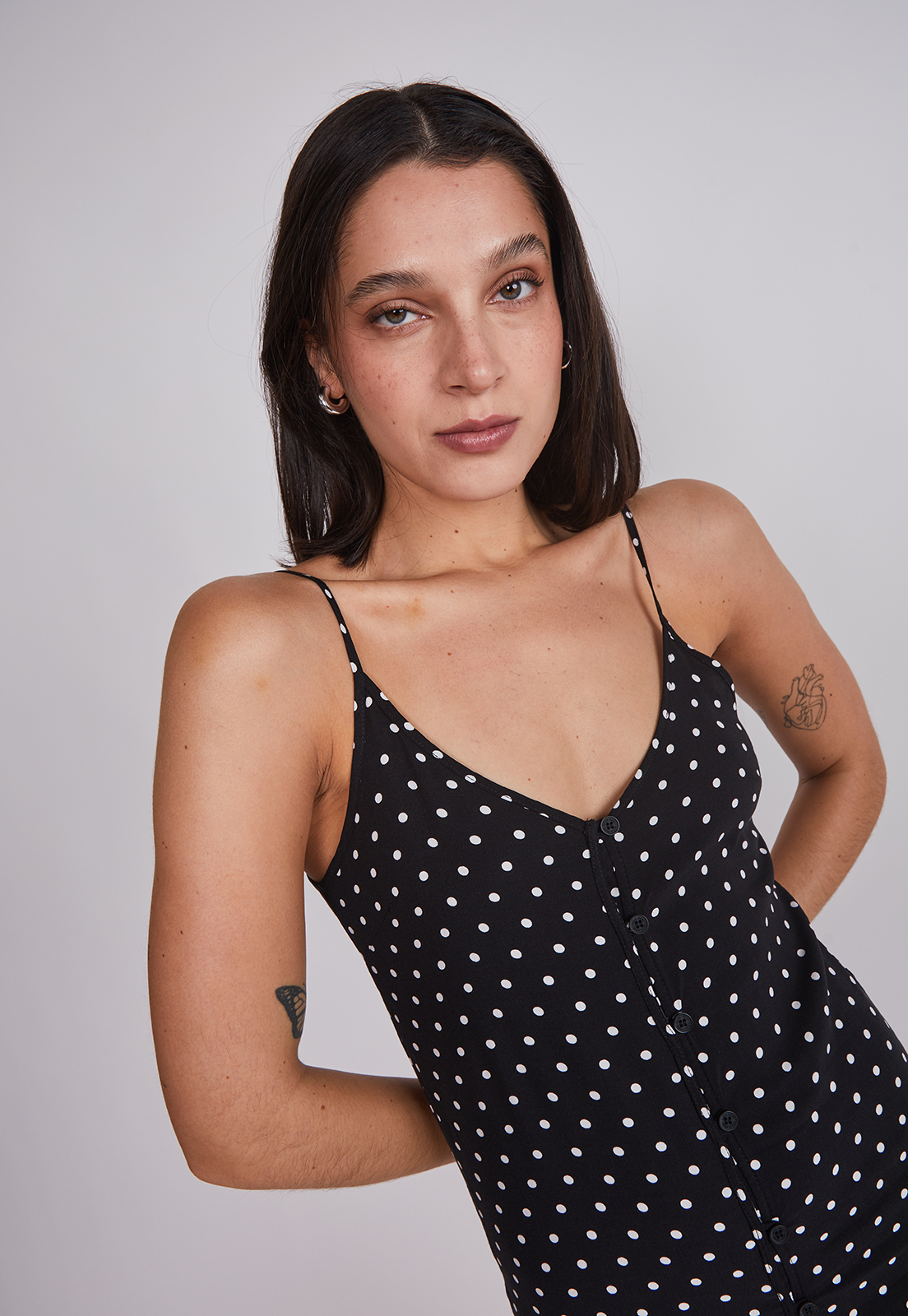 Vestido Mujer Largo Pabilo Negro Sioux 2