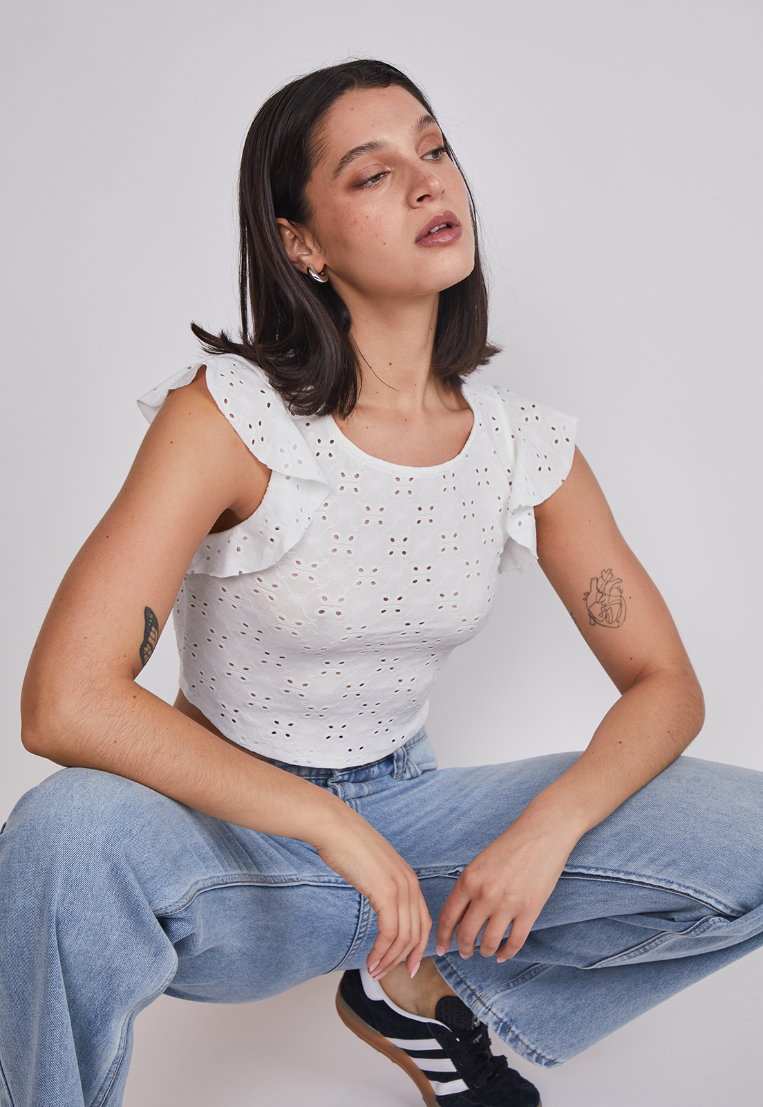 Jeans Mujer Baggy Claro Celeste Sioux 2