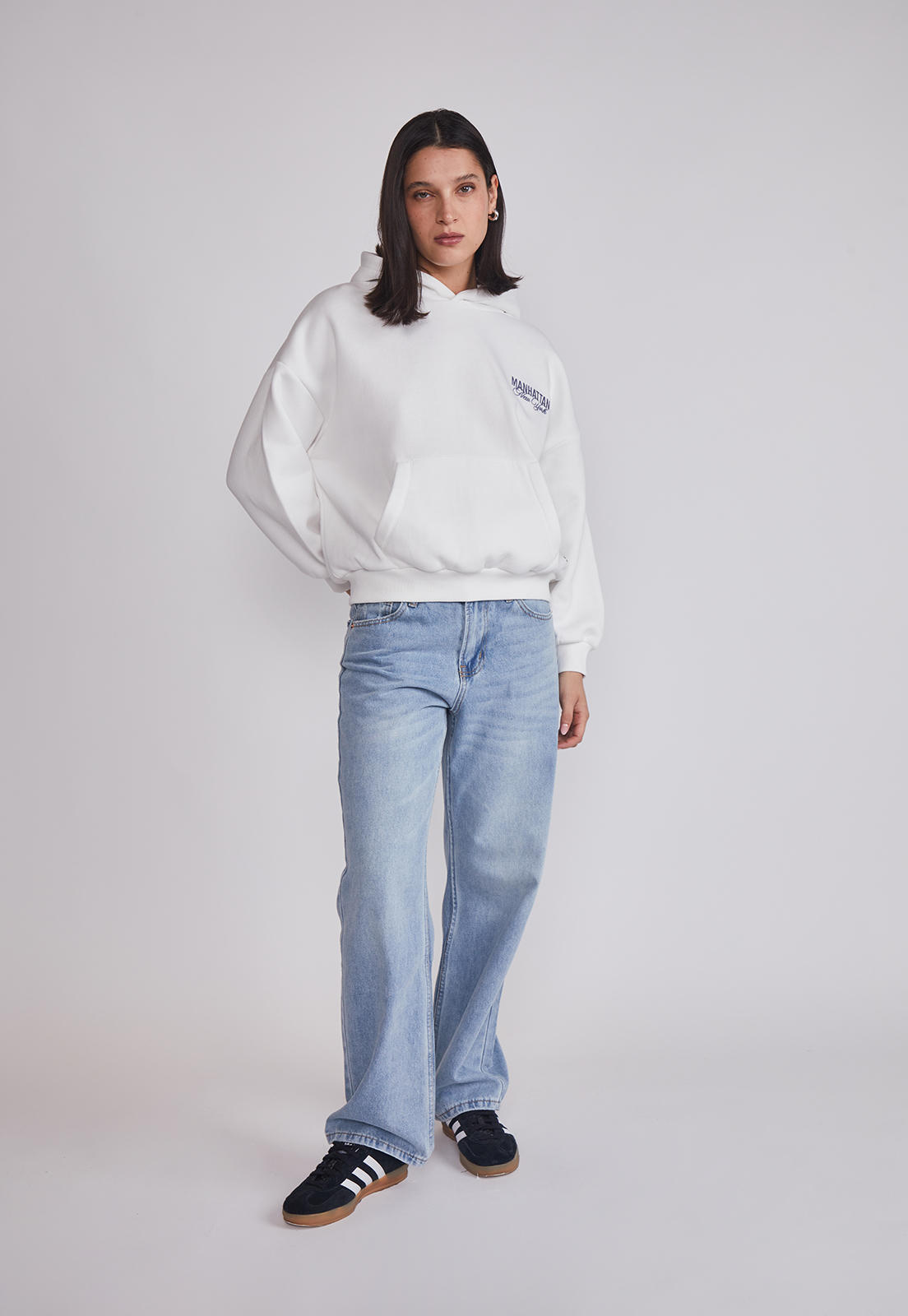 Polerón Mujer Estampado Espalda Crudo Sioux 5