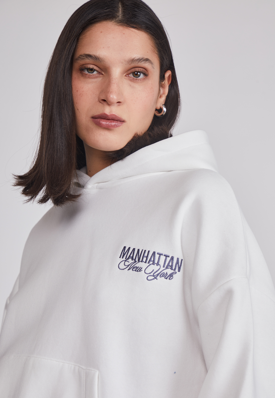 Polerón Mujer Estampado Espalda Crudo Sioux 3