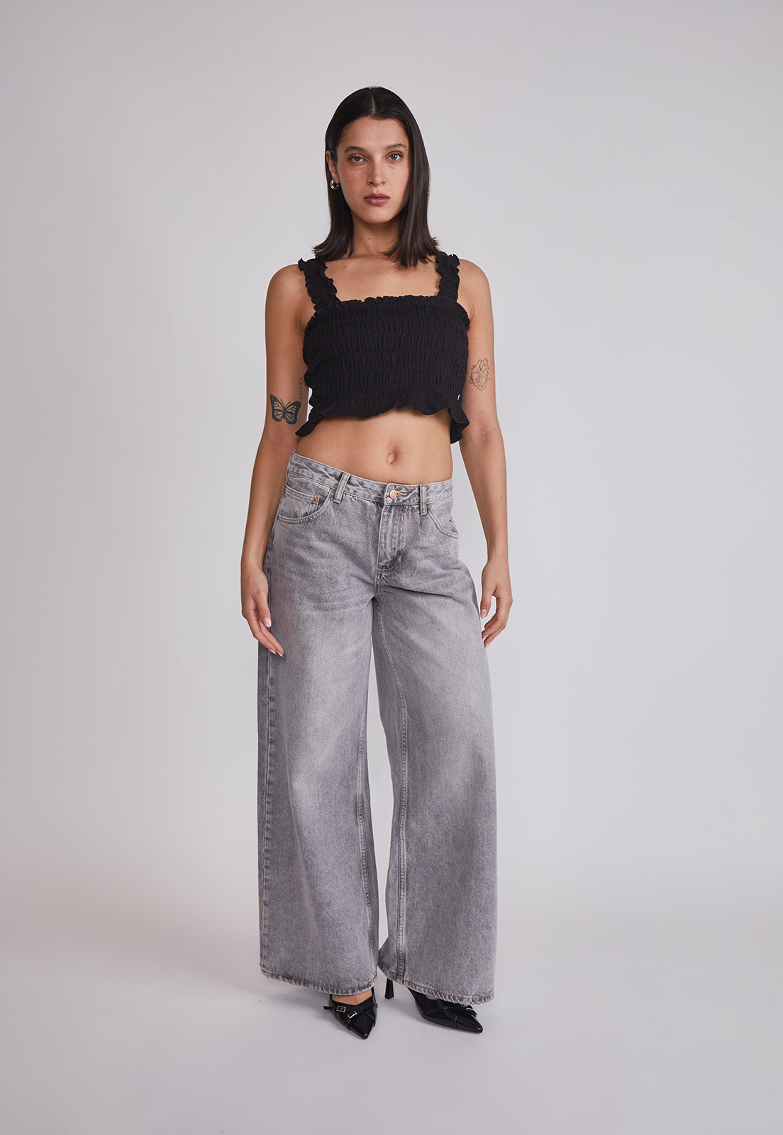 Peto Mujer Panal Elasticado Negro Sioux 3