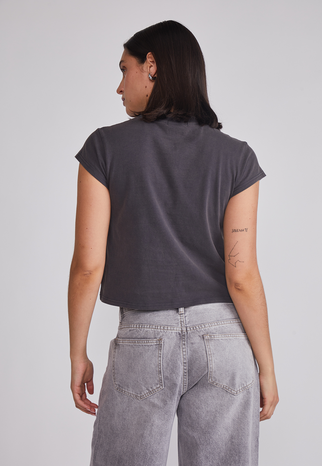 Polera Mujer Cowboy Gris Sioux 2