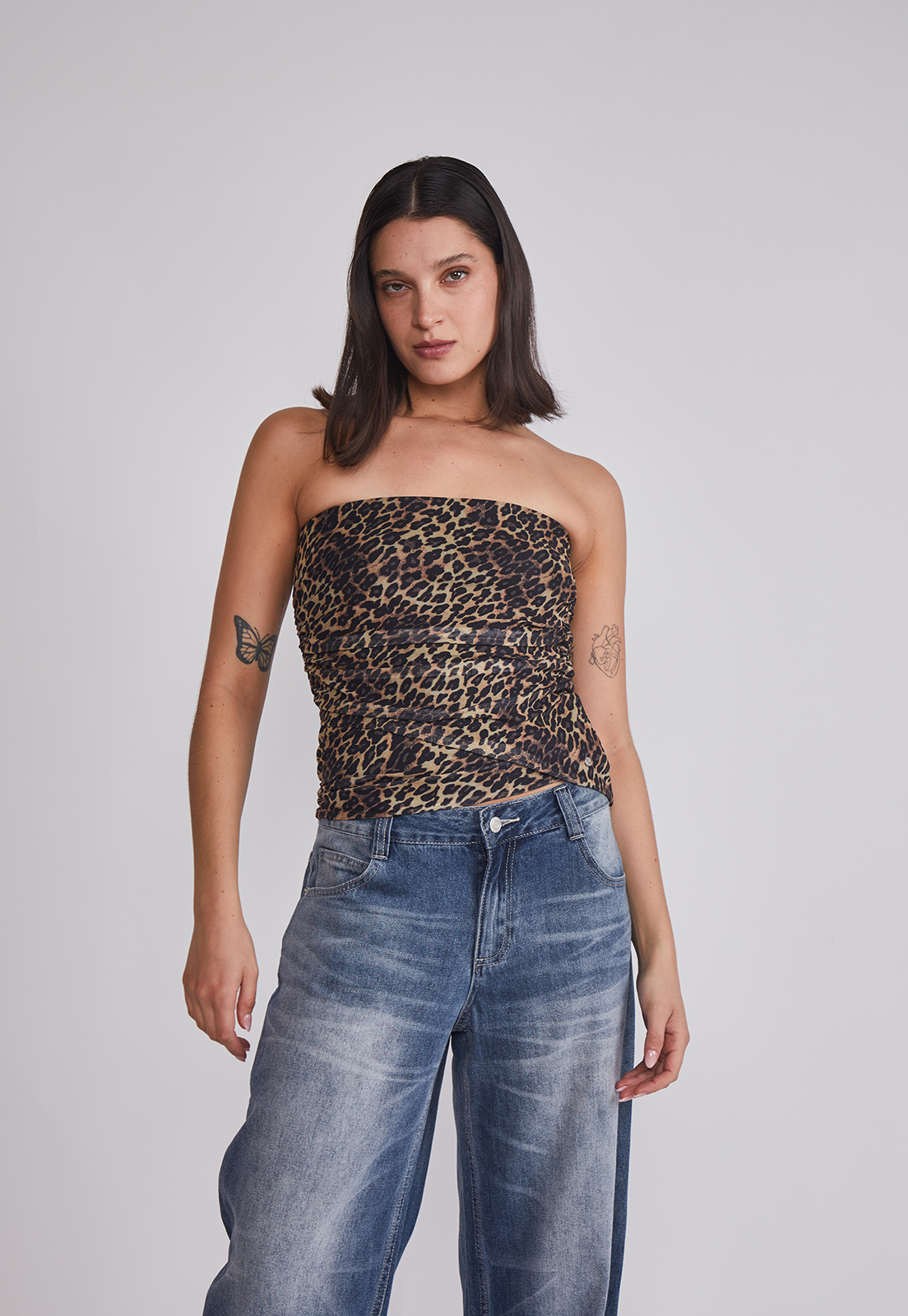 Peto Mujer Leopardo Beige Sioux 1