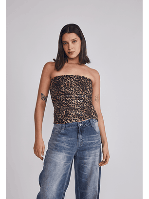 Peto Mujer Leopardo Beige Sioux