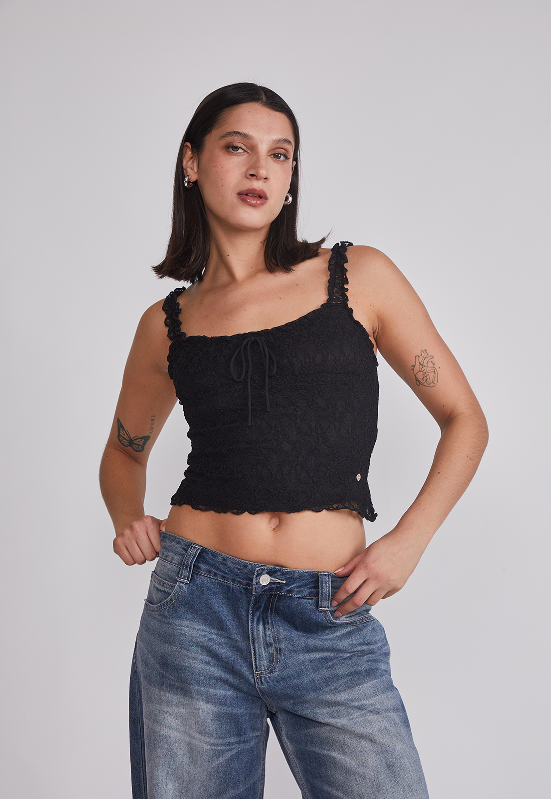 Peto Mujer Tipo Corset Negro Sioux 1