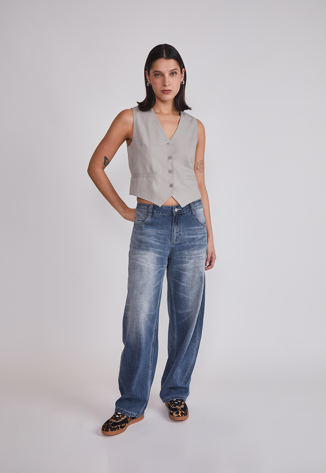 Chaqueta Mujer Sastrero Lino Beige Sioux 6