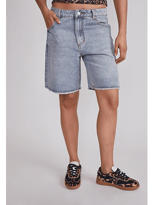 Short Mujer Denim Lavado Celeste Sioux