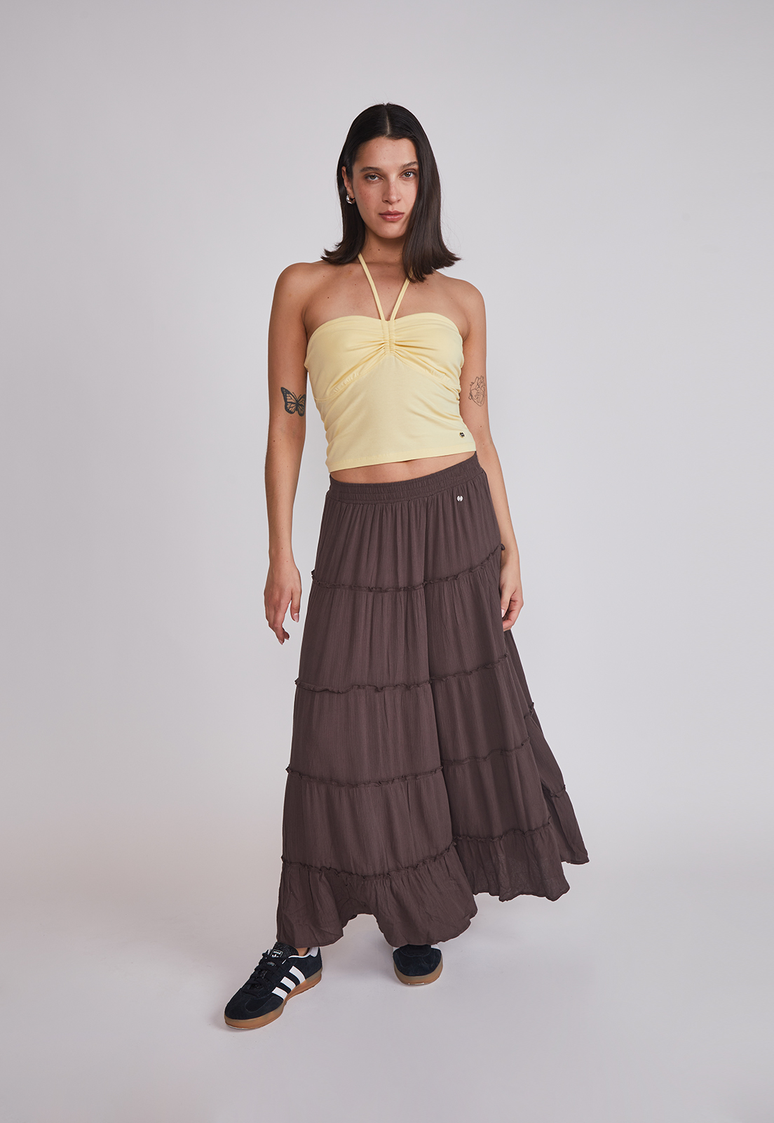 Peto Mujer Lazo Cuello Amarillo Sioux 3