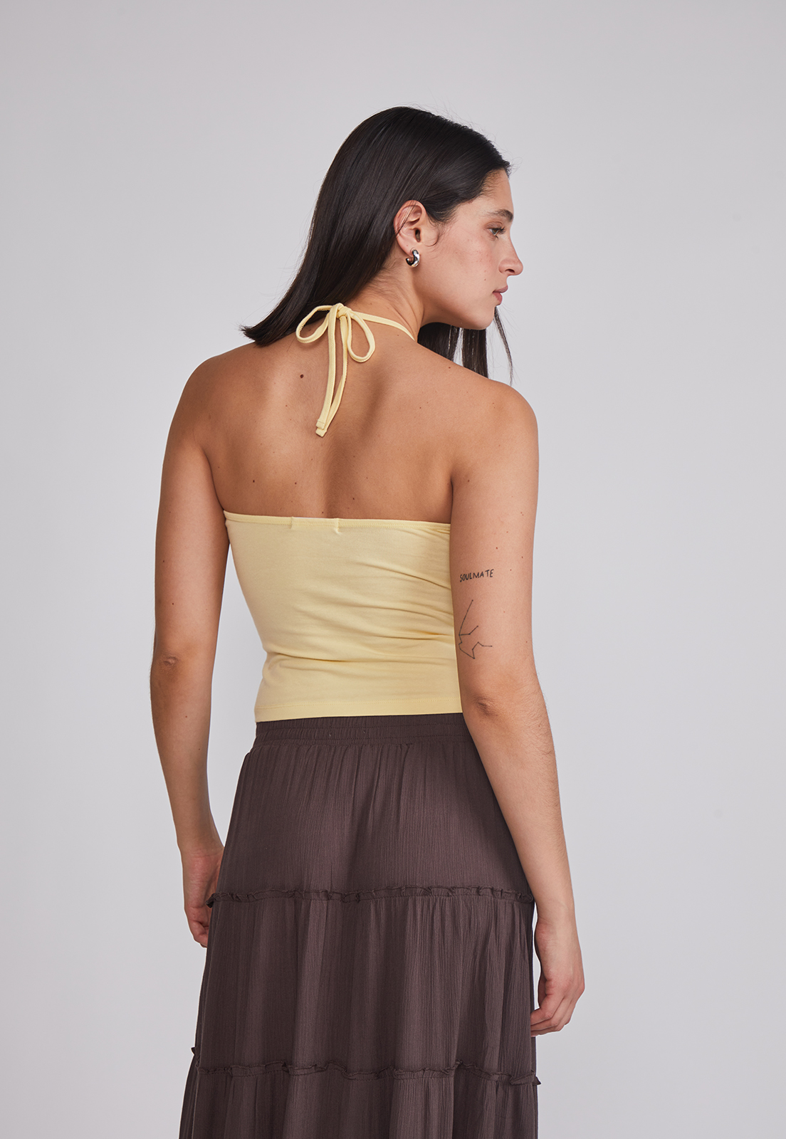 Peto Mujer Lazo Cuello Amarillo Sioux 2